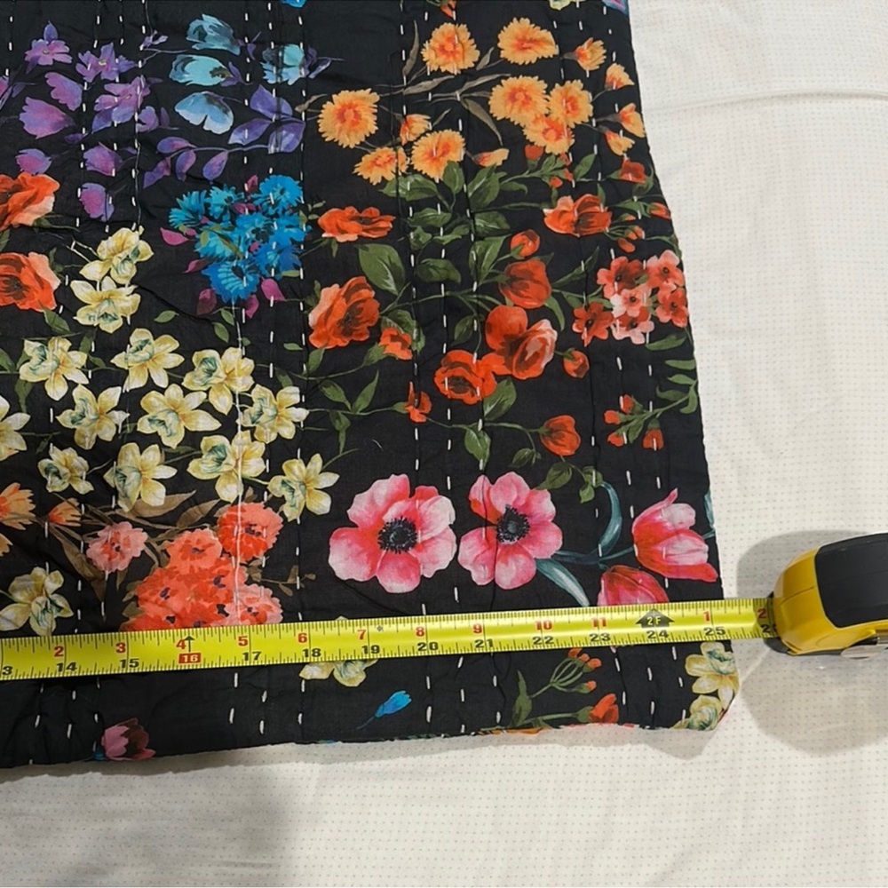 Johnny Was Multicolor Floral Quilt - Picture 11 of 12